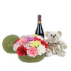 Celebration of Love Flowers & Wine Gift, Wine Gifts, Gourmet Gifts, Floral Gifts, Gift Baskets, NY Same Day Delivery