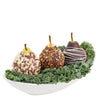 Double Chocolate Dipped Pears, Chocolate Dipped Fruits, Chocolate Gifts, Gourmet Gifts, NY Same Day Delivery