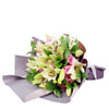 Kiss of Pink Rose & Peony Bouquet, Lily Bouquet, Mixed Floral Bouquet, Floral Gifts, NY Same Day Delivery